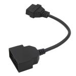 OBD2 OBDII J1962 Female to Toyota 22 Pin OBD1 Male Connector Cable