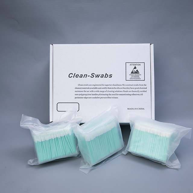 TX 706A Sponge Cleanroom Foam Swabs Stick Round Heads Apply To Printer