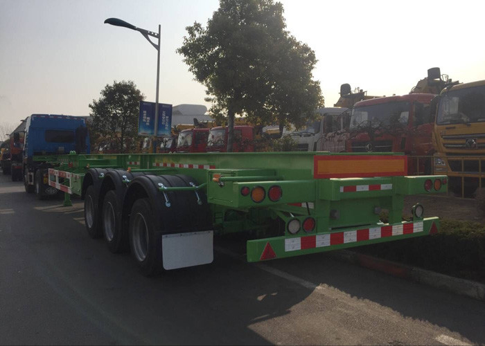 Normal Suspension Truck Mounted Crane With 3 Axles 40 Feet Container