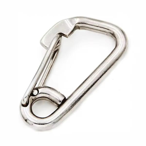 Stainless Steel 304 Marine Grade Safety Clip Ship Boat Hook 8 mm Spring Snap