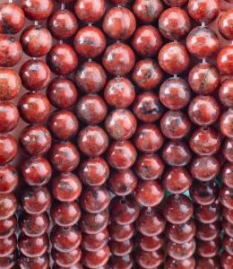 Quality Natural 8mm Semi Precious Sesame Jasper Loose Beads For Jewelry Making wholesale