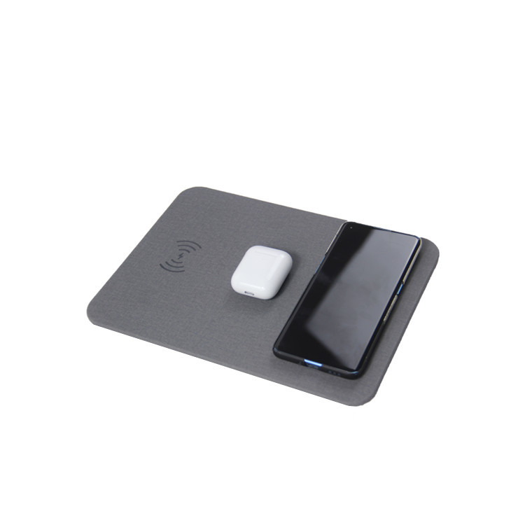 Smart Pu Leather Mouse Pad Multifunctional Mobile Phone Charging
