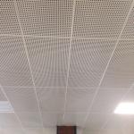 OEM Coffered Aluminium Ceiling Panel Sound Absorbing Lightweight