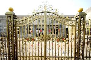 Quality Anti Rat Cast Iron Door Contemporary Iron Doors For Residential / School wholesale