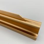 SGS Kitchen G Aluminum Profile Zinc Alloy Gold Cabinet Handle