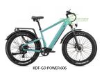 LCD Display 48V 500W Fat Tire Electric Bike CDC Comfortable Saddle 26 Inchx4.0