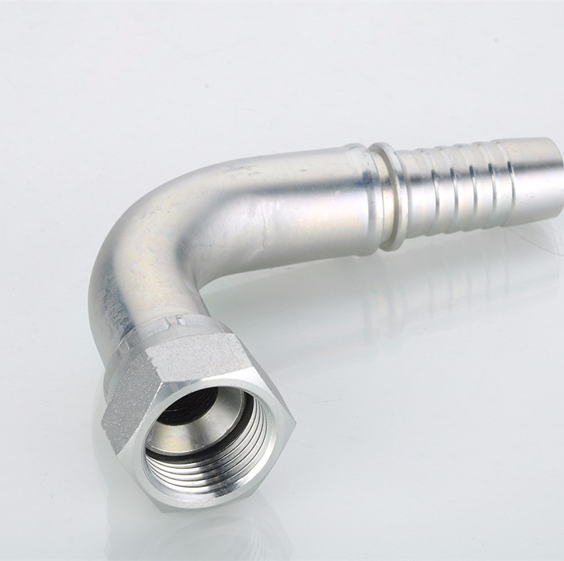 Sale Vacuum Pipe Fitting Bend Jic Female Thread Hose Fitting Hydraulic Gasoline Crimp Pipe Nipple Clutch Jic Fittings 26791 Excavator Fittings