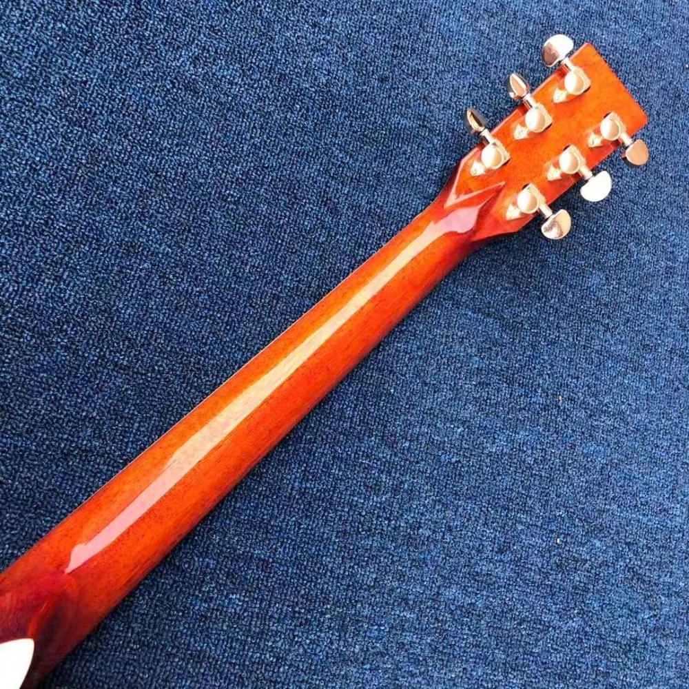 Real Abalone Inlay 41 Inch KOA Wood D45KC Classic Acoustic Guitar With Fishman 301 EQ