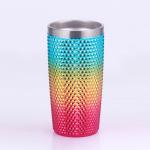 Bling Diamond Screw Lids Personalized Glitter Plastic Water Bottle 20 Oz