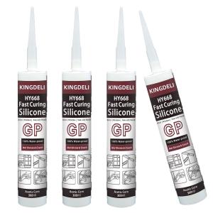 Quality Multifunctional Acetic Silicone Sealant Tube Water Resistant OEM wholesale