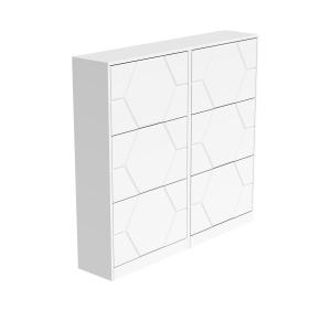 Quality Wooden shoe cabinet with six door wholesale