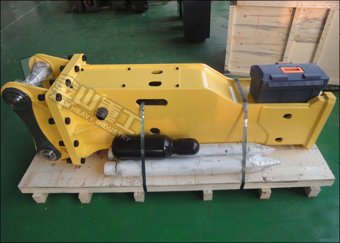 Box Top Silence Type Hydraulic Concrete Breaker For Komatsu Mini Excavator Jackhammer PC120 PC150