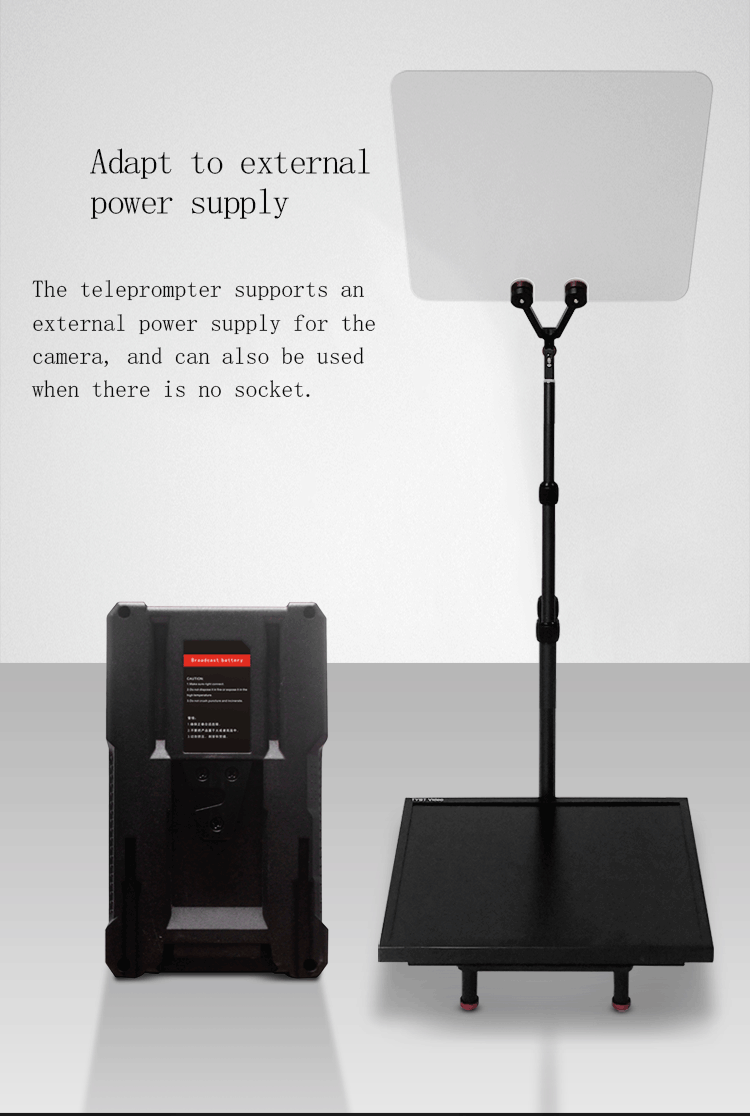 17 Inch Multi Language Support Conference Meeting Teleprompter with Built-in Prompter