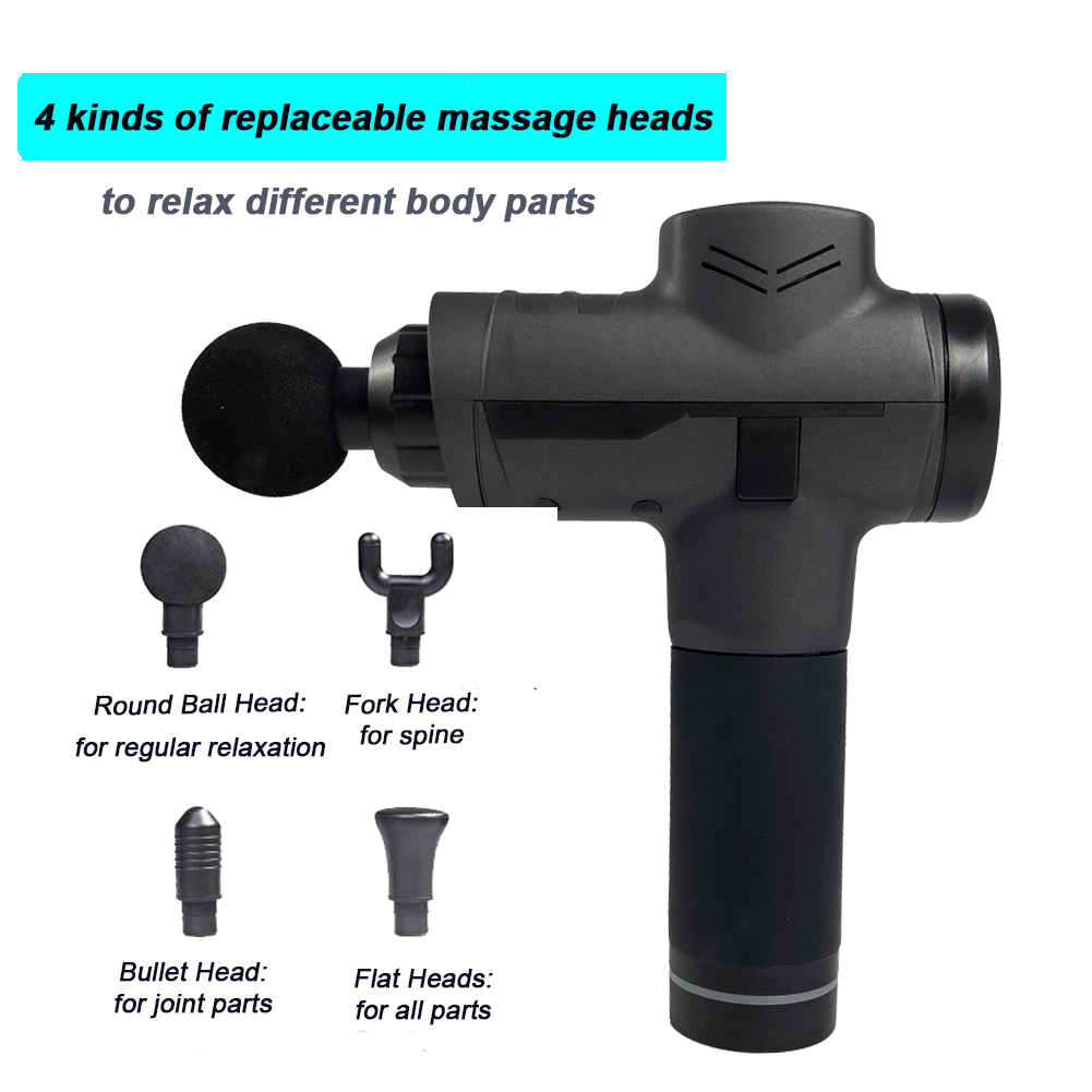 Hot Sale New Mini Vibration Electric Headphones Deep Muscle Massage Gun Body Massager