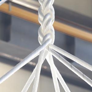 Quality 100% White Nylon Rope 50mm 8 Strand Boat Ship Marine Towing Rope wholesale