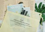 With Transparent PVC Window And Button Closure Non Woven Bags