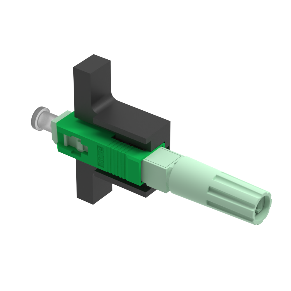 SC APC Fiber Optic Fast Connector for Network Field Assembly Return loss APC≥55dB