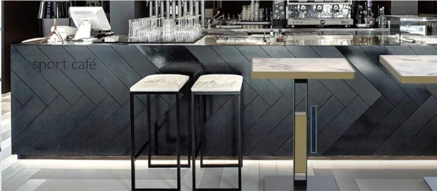 Professional Coffee Table Base Sandy Texture Square Office Table With Pedestal Base