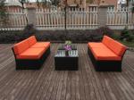 garden rattan sofa set