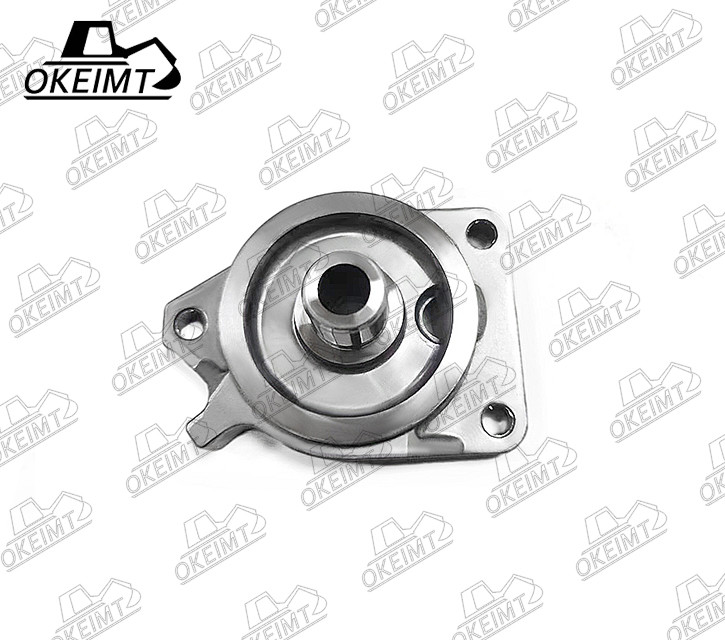 Aluminum Machinery Parts 4D84 Oil Filter Head For Excavator Engine