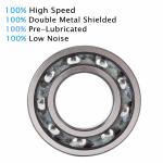 Double Metal Sealed Electric Motor Bearing Customized 6203ZZ Bearing For Running