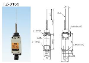 Quality Tend Limit Switch Spring Type TZ-8169 Position Switch TZ8169 wholesale