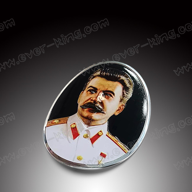 New Designed Customed Stalin Head Zinc Alloy Medal Label For Wine