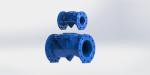 Swing Flex Check Valve Nylon Reinforcement Rubber Disc