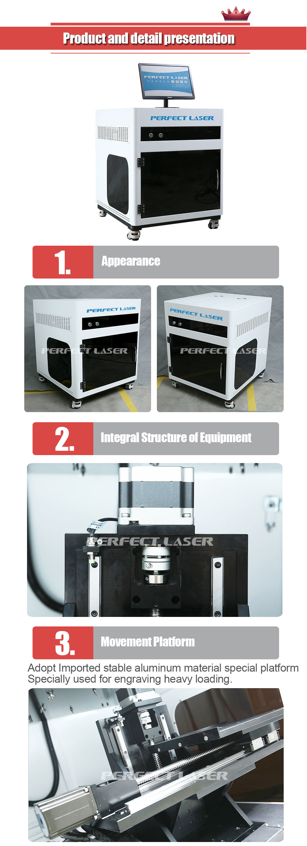 3D Automatic Mini transparent Crystal Glass Acrylic Laser Engraver Engraving Machines With CCD Camera