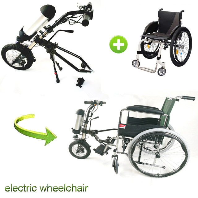 New disabled chair sports electric attachment for a wheelchair