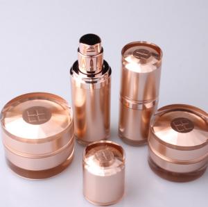 Quality 40ml 90ml 100ml Acrylic Bottle 20g 50g Treatment Cream Bottle Set For Cosmetic wholesale