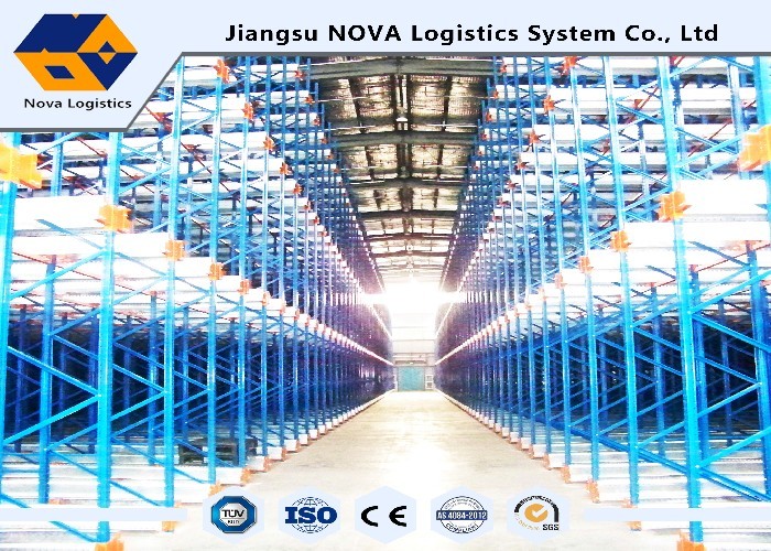 Q235 Steel Pallet Racks Radio Shuttle Racking Optimizing Space Networking Control