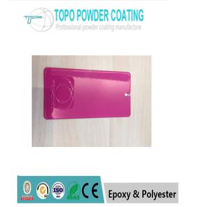 Quality Indoor Decorative Painting Pure Polyester Powder Coating RAL4010 180℃ Curing Temperature wholesale