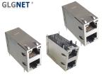 Non POE Rj45 Cable Connector Jack 5 Channels Through Hole / DIP Mounting