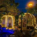 Fast Build Outdoor Dining Bubble Tent With PC Transparent Board
