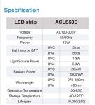 UVC + UVA + TiO₂ Films Uv Sterilization Lamps