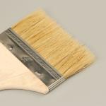 Hard Wooden Handle Paint Brushes And Rollers , Marine Barbecue Brush