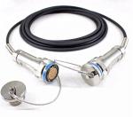 J599 Four Core Tactical Fiber Optic Patch Cables Per Reel 100m - 1000m Length