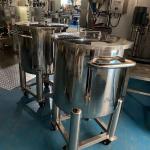 SUS304 100-20000L Movable Hinged Lid Storage Tank Stainless Steel Open Lid Water