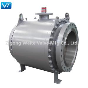 Quality Bare Stem Trunnion Mounted Ball Valve With ISO5211 Connection Plate wholesale