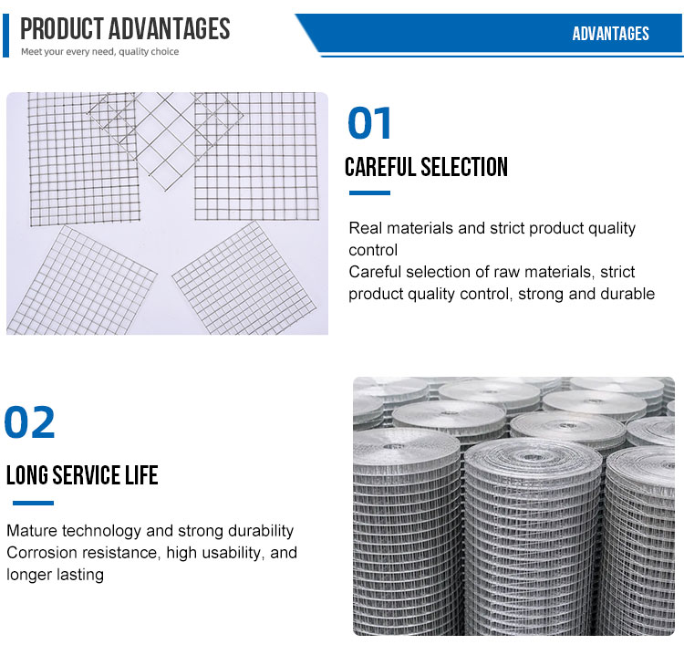 0.5m-2m Width Galvanised Welded Wire Panel For Protecting Mesh And Fence