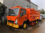 City Cleaning Machine Road Sweeper Truck Howo 4 X 2 115HP 5CBM Vacuum Type