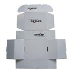 Customized Matte Corrugated Mailer Boxes Recycle Clothing Shipping Boxes
