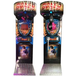 Quality Coin Operated Boxing Arcade Machine Big Punchbag 220V wholesale