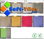 Multi Colour 2mm Hair Polyester Floor Rugs 30*30cm