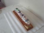 Professional Wooden Model Boats Celebrity Infinity Cruise Ship Shaped , Solid