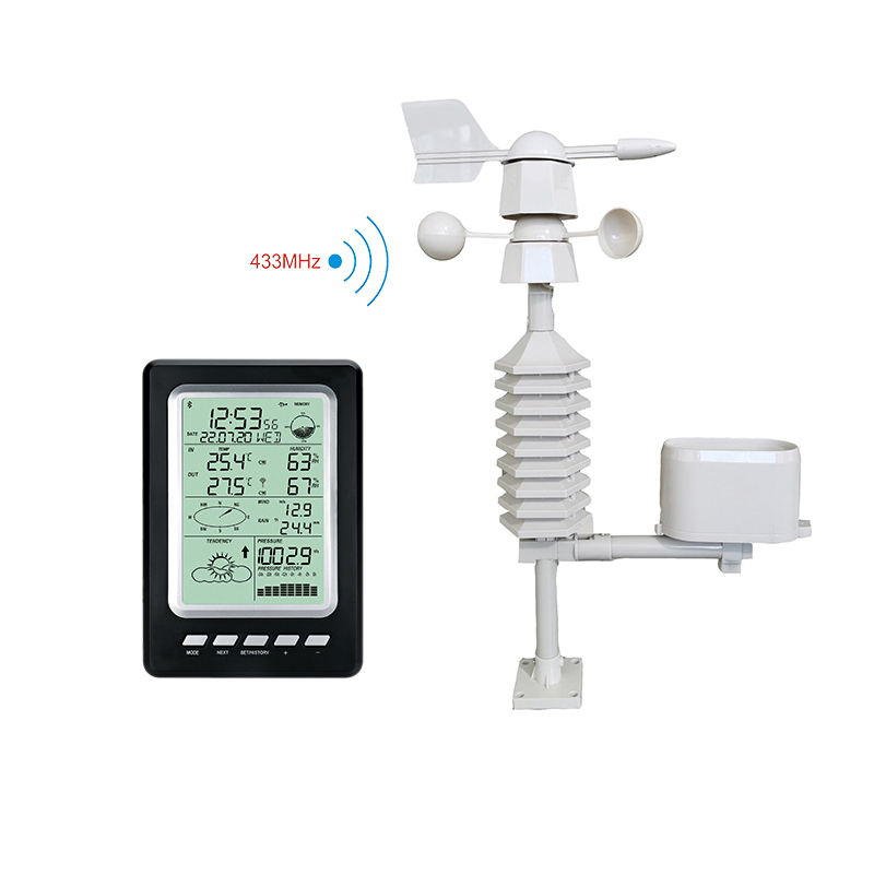 Stay Updated On Outdoor Temperature Humidity With Mobile App Wireless Weather Station