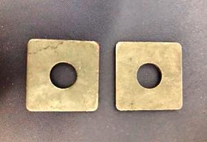 Quality Hardened 4 Inch DIN436 Square Beveled Washer Carbon Steel Material wholesale