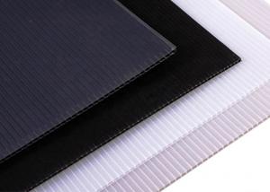 China PP Rectangular Flute Board Polypropylene Waterproof fluted Board on sale