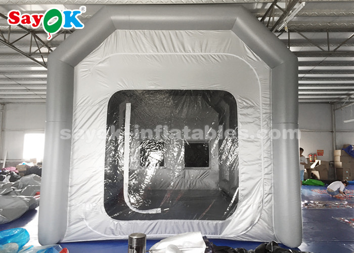 Kampa Air Tent Portable 8.5*4.5*4 Meter Blow Up Paint Booth Oxford Cloth + Transparent PVC Material